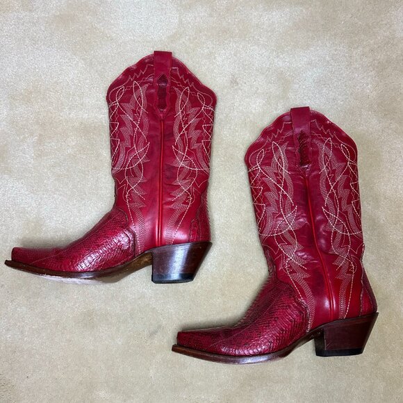 Women's Red Dan Post Boots - size 7 - Picture 9 of 12